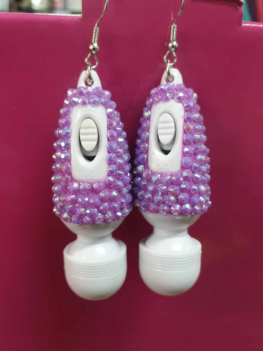 Bling Vibe Earrings - Lilac